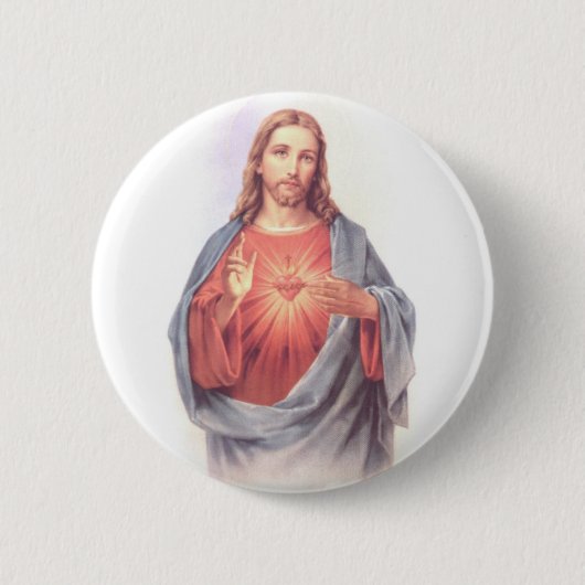 SacredHeartJesus 缶バッジ (正面)