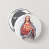 SacredHeartJesus 缶バッジ (正面&裏面)
