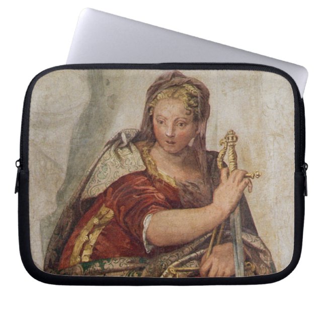 sacristy (フレスコ画)の壁からの正義、 ラップトップスリーブ (正面)