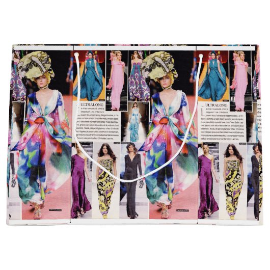 Sacs cadeaux Fashion ラージペーパーバッグ (正面)