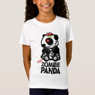 *sad*のゾンビのパンダ tシャツ