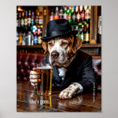 Sad and Lonely Pets Poster Print "She's Gone"  ポスター (正面)