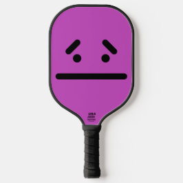 Sad Blank Face Purple ピックルボールラケット