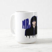 Sad Boy Aesthetic - Mr. Lonely Hoodie Design コーヒーマグカップ (正面左)