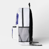 Sad Boy Aesthetic - Mr. Lonely Hoodie Design プリントバックパック (右)