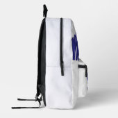 Sad Boy Aesthetic - Mr. Lonely Hoodie Design プリントバックパック (左)