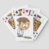 Sad Boy Scientist with Broken Experiment トランプ (裏面)