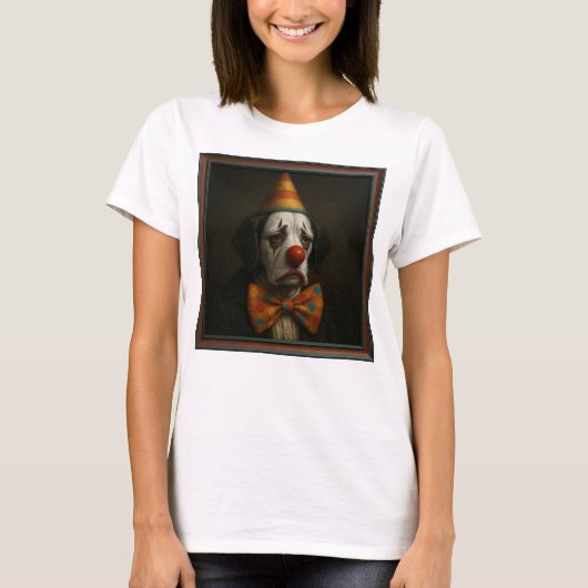 Sad Clown Dog Tシャツ (正面)
