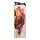 Sad Eye Beagle Pup Face タンブラー (回転右)