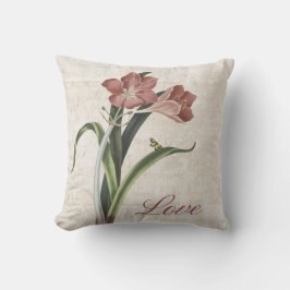 "Sad Flower Pillow – 憂鬱な花のホームデコレーション" クッション