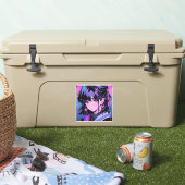 Sad Girl 90sアニメスタイルシール シール (クーラー)