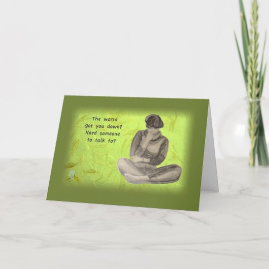 Sad Girl Support from Us カード (正面)