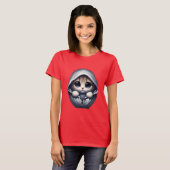 Sad Kitten  – Cute Aesthetic Cat Design Tシャツ (正面フル)