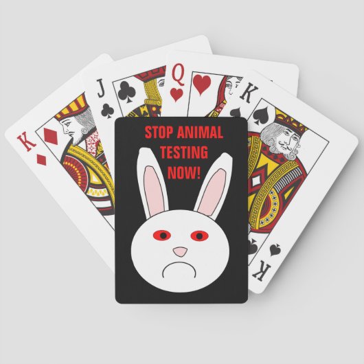 SAD Lab Rabbitの動物実験トランプ トランプ (裏面)
