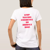 Sad Lab Rabbit Tシャツ (裏面)