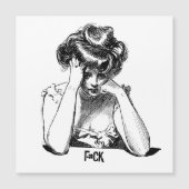 Sad Ladyが「f#ck」と言う (正面)