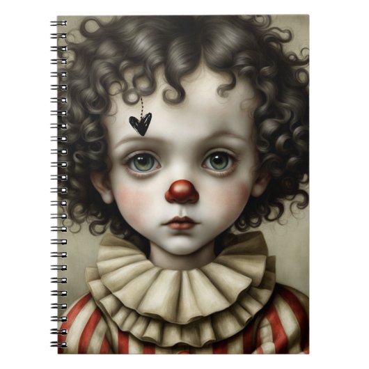 Sad Little Clown Notebook Journal ノートブック (正面)