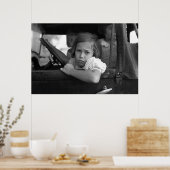 Sad Little Girl, 1938 ポスター (キッチン)