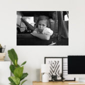 Sad Little Girl, 1938 ポスター (ホームオフィス)