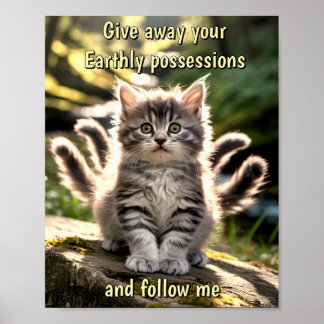 Sad & Lonely Pets Poster Print: Follow Me ポスター