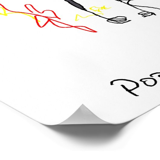 Sad Monkey 失った His Crayonsポスター ポスター (角)