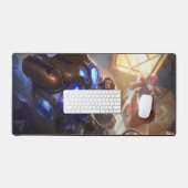 Sad Mummy Gaming Deskmat | カスタマイズ可能なデスクマット デスクマット (キーボード&マウス)