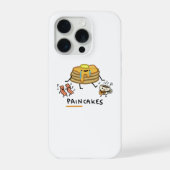 Sad Paincakes - Funny Breakfast Food Pun & Kawaii  iPhoneケース (裏面)
