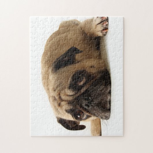 Sad Pug ジグソーパズル (縦)