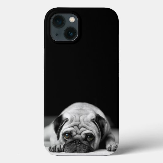 Sad Pug Case-Mate iPhoneケース (裏面)