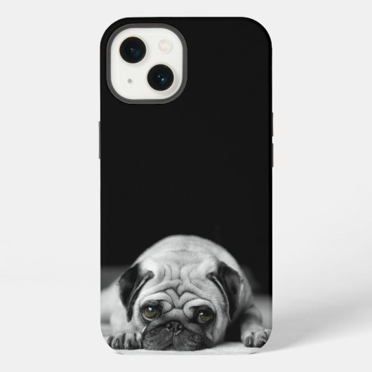 Sad Pug iPhoneケース (裏面)