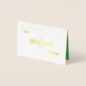 Sad Santa Bruses応援（家族版） 箔カード (正面)