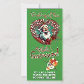 Sad Santa Festitives （1人から）フラットカード (裏面)