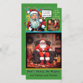 Sad Santa Festitives （2つ以上）フラットカード (正面/裏面)