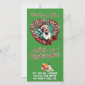 Sad Santa Festitives （2つ以上）フラットカード (裏面)