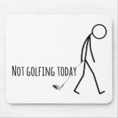 Sad Stickman for Golfer マウスパッド (正面)