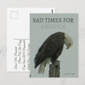 SAD TIMES FOR AMERICA - By - K. M. Kelly -  ポストカード (正面/裏面)