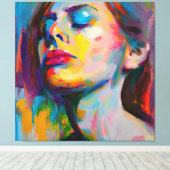 Sad women  キャンバスプリント (インサイチュ (ウッドフロア))