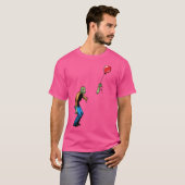 Sad Zombie with Balloon boy Tシャツ (正面フル)