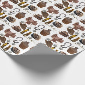 Saddle Boots HORSE SHOES cowboy clipART  ラッピングペーパー (角)