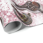 saddle horse shoe pinecones,snow ラッピングペーパー (ロールコーナー)