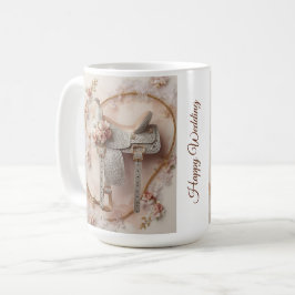 Saddle & Sparkle – Western Wedding Mug コーヒーマグカップ