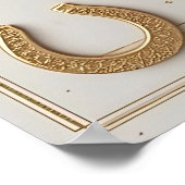 Saddle & Sparkle – Western Wedding Posters & Signa ポスター (角)