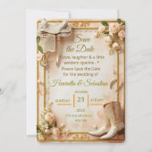 Saddle & Sparkle – Western Wedding Save the Date C (正面)
