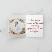 Saddle & Sparkle Western Wedding Thank You Card サンキューカード (内部)