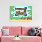 Saddle Up | Graduation 24x16 キャンバスプリント (インサイチュ (リビング))