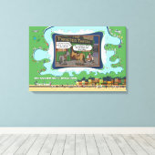 Saddle Up | Graduation 24x16 キャンバスプリント (インサイチュ (ウッドフロア))