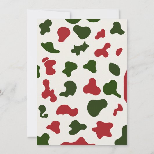 Saddle up holiday hoedown party 招待状 (裏面)