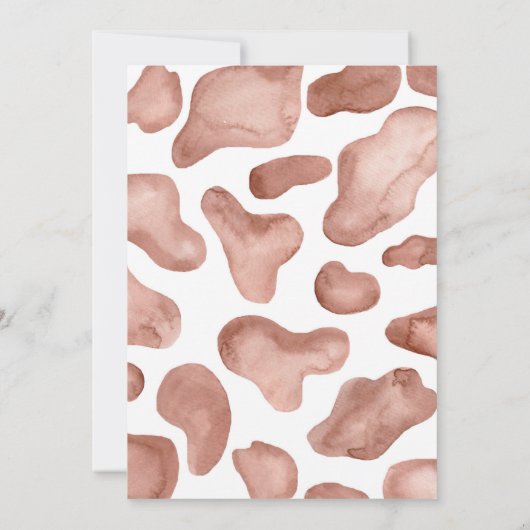 Saddle Up Rustic Western Neutral Sip And See  招待状 (裏面)