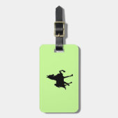 Saddlebredのシルエット ラゲッジタグ (正面縦)