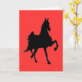 Saddlebred カード (黄色い花)